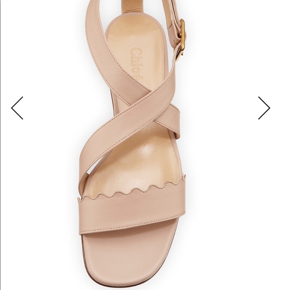 chloe lauren flat sandal